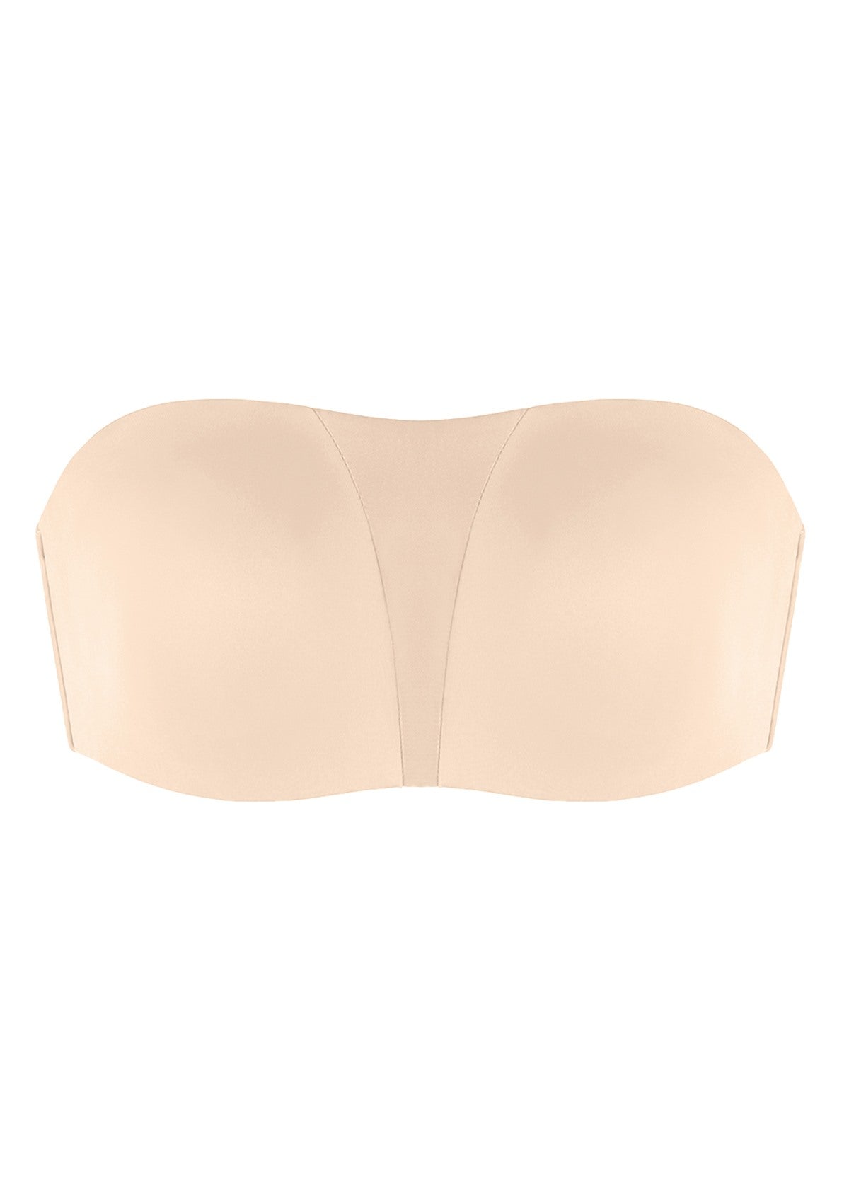 Fiery Unlined Seamless Comfort Underwire Plus Size Bandeau Strapless Coffee Bra