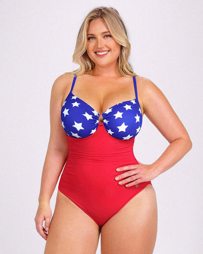 Smart Sculpt™ Apex U-Ring Cut Out Shaping Swimsuit