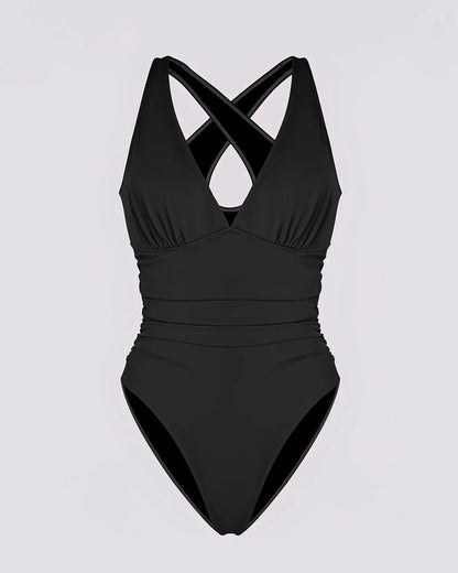 Smart Sculpt™ Plunge Cutout Swimsuit